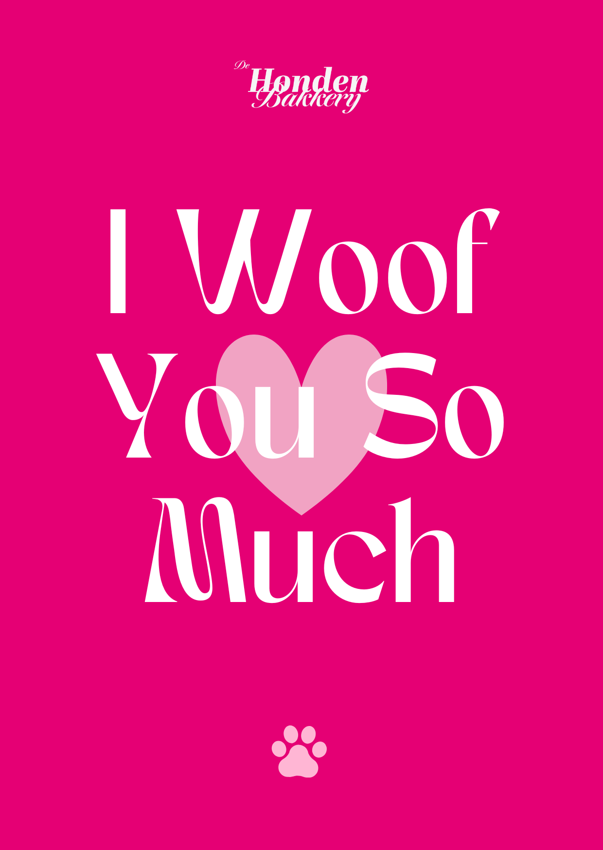 I Woof You So Much - kaart