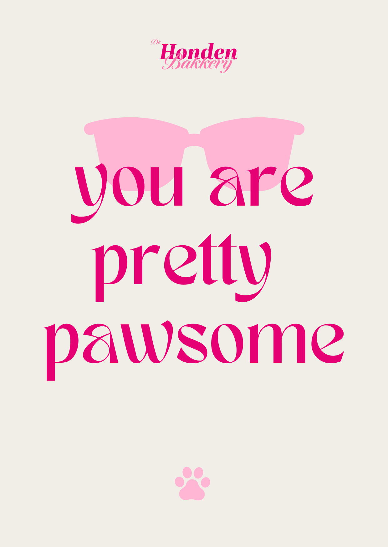 You Are Pretty Pawsome - kaart