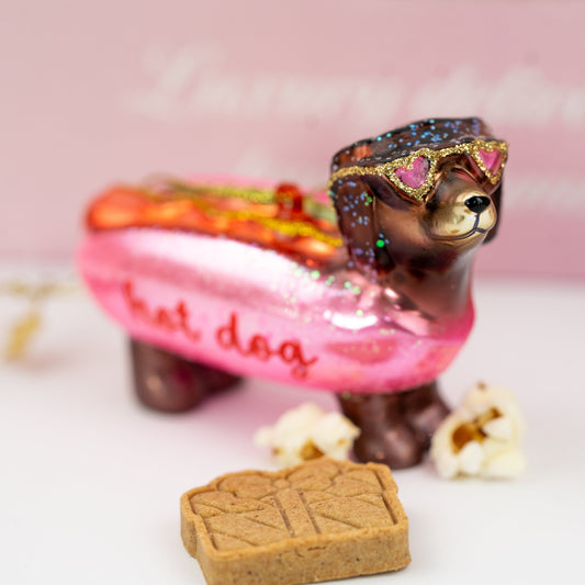 Dachshund bubblegum pink - Vondels